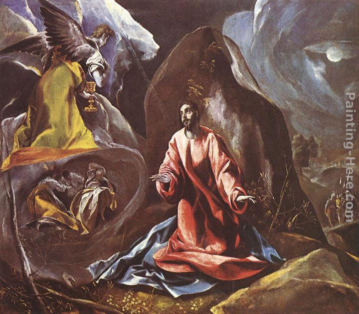 Agony in the Garden painting - El Greco Agony in the Garden art painting